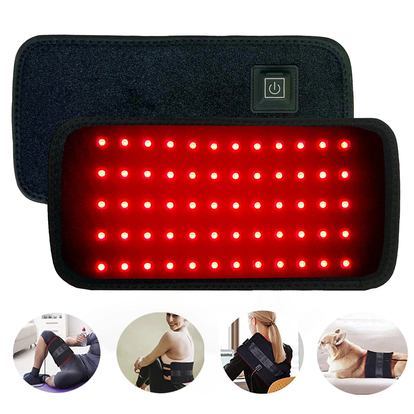 Ceinture LED de thérapie à lumière rouge Nessila